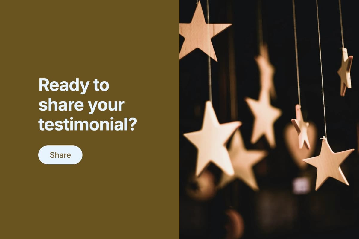 Testimonial Form preview